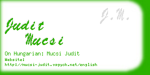 judit mucsi business card